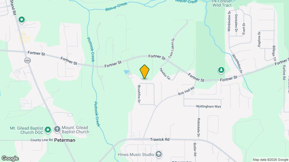 302 Brushfire Dr Map and Location Details