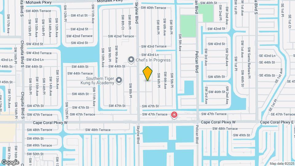 4519 SW 7th Pl Map and Location Details