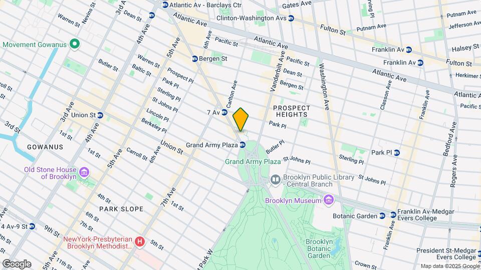 393 Flatbush Ave Map and Location Details