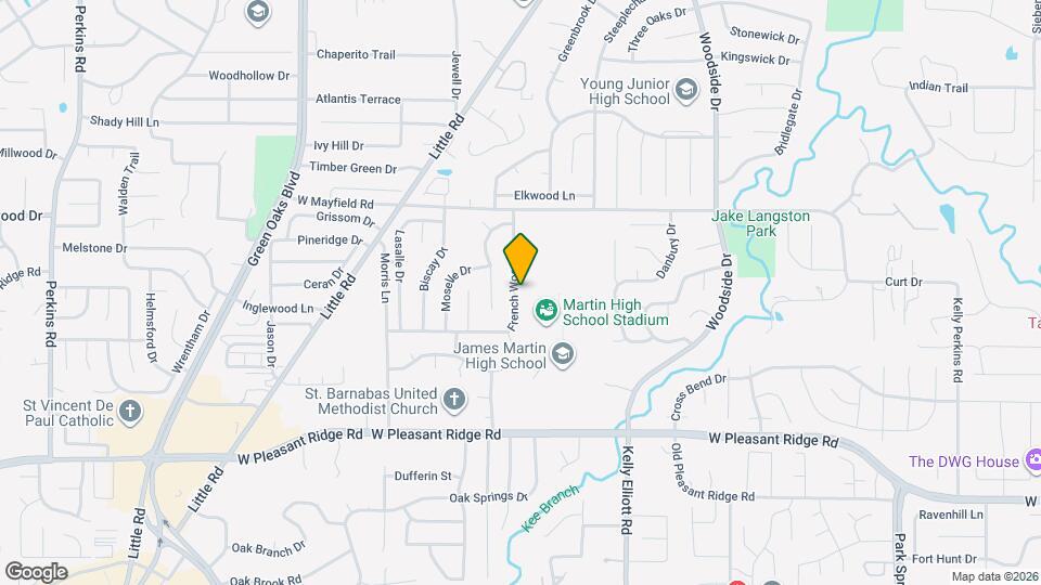 3707 French Wood Dr Map and Location Details