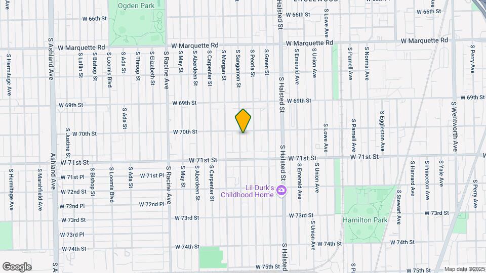 7007 S Sangamon St Map and Location Details