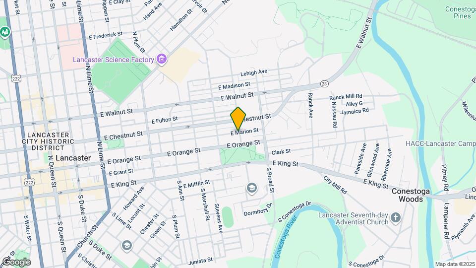 124 N Reservoir St, Unit Apt #2 Map and Location Details