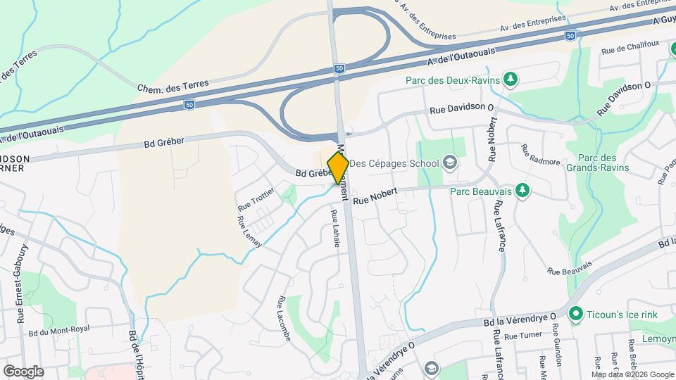 707 Montée Paiement Map and Location Details