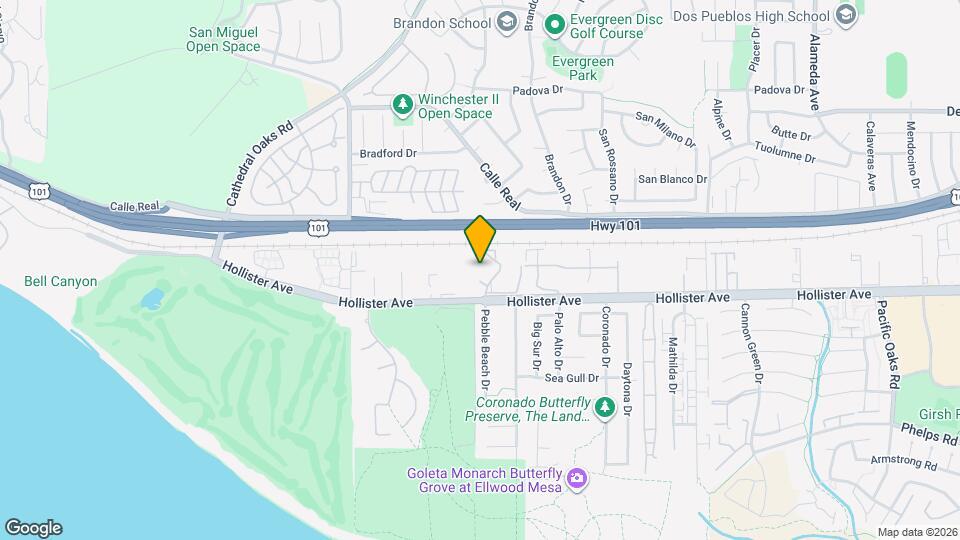 7634 Hollister Ave Map and Location Details