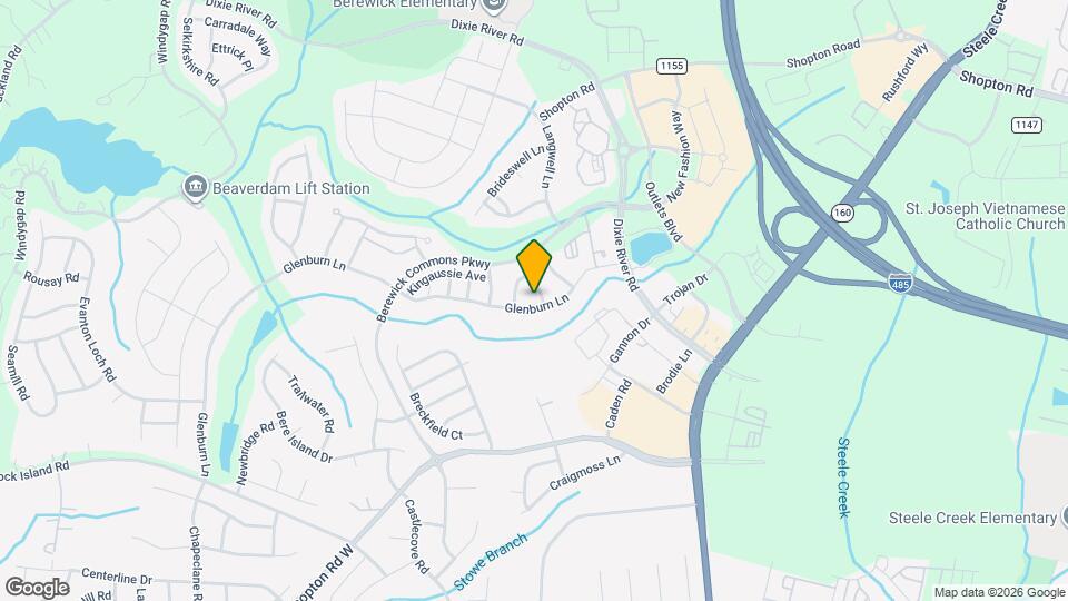 9320 Glenburn Ln Map and Location Details