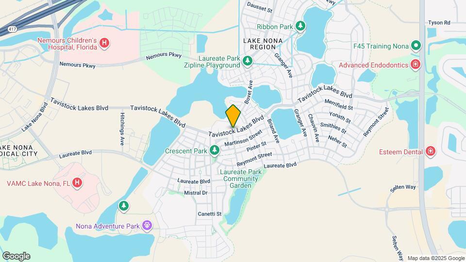 8621 Tavistock Lakes Blvd Map and Location Details