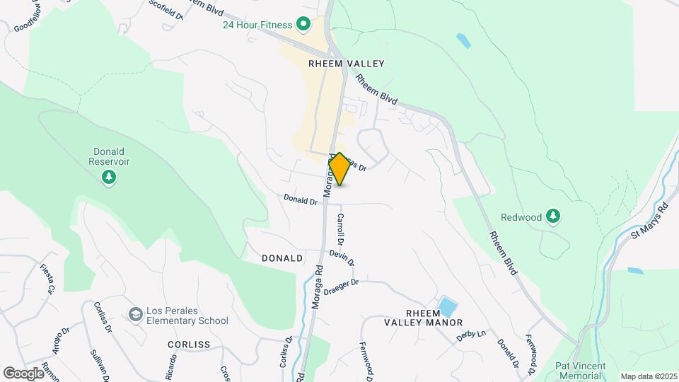 651 Moraga Rd Map and Location Details