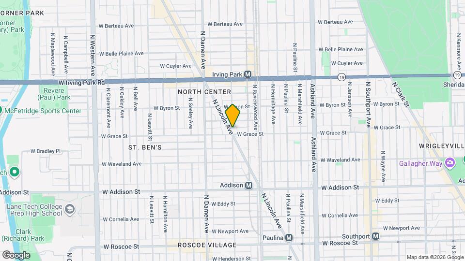 3803 N Lincoln Ave, Unit 2 Mapa y Detalles de la Ubicación