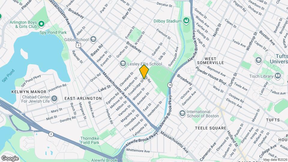 71 Trowbridge St Map and Location Details