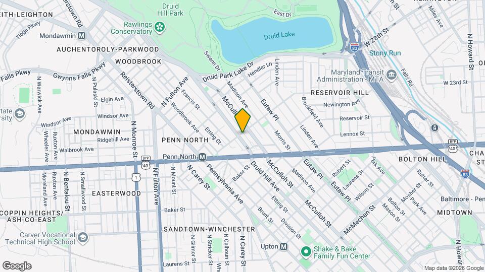 2359 Druid Hill Ave Map and Location Details