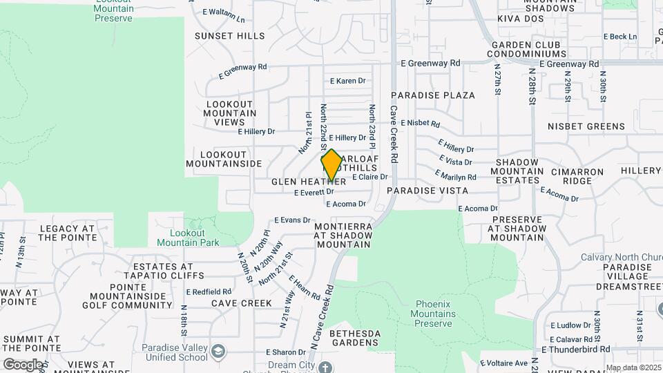 2210 E Everett Dr Map and Location Details