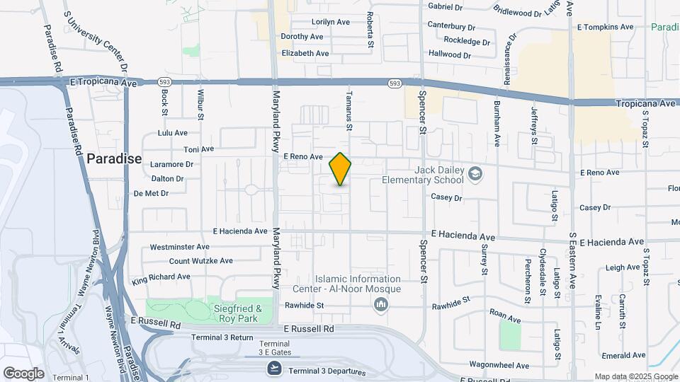 1497 Tamareno Cir Map and Location Details
