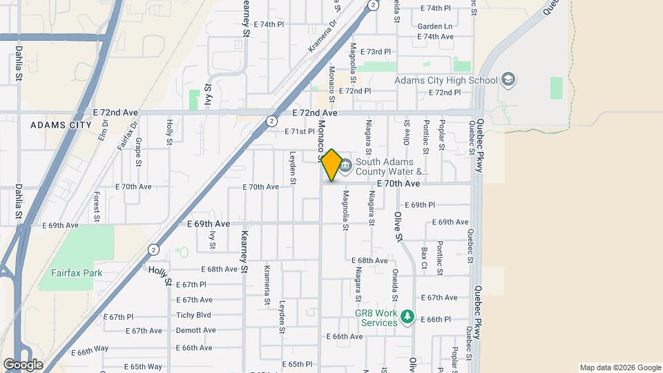 6530 E 70th Ave Map and Location Details