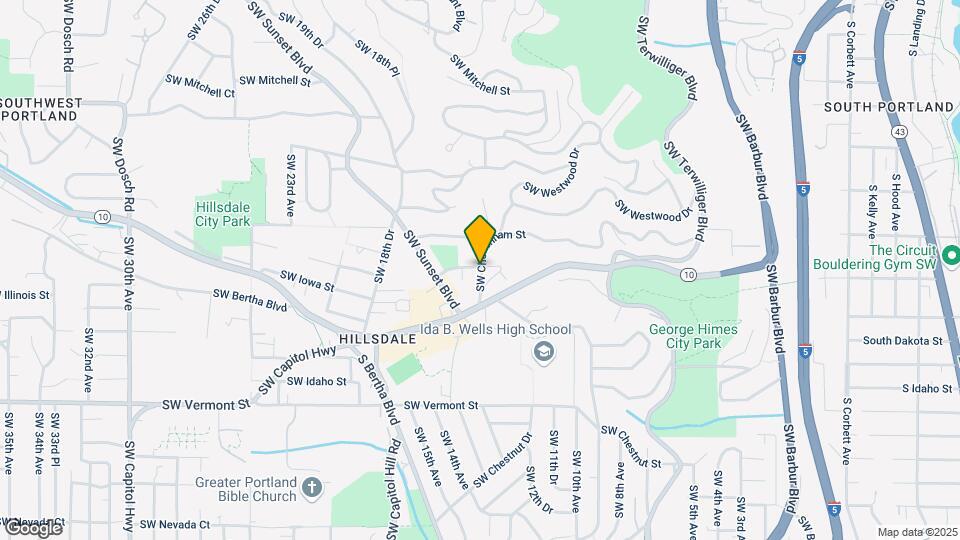 1508 SW Dewitt St Map and Location Details