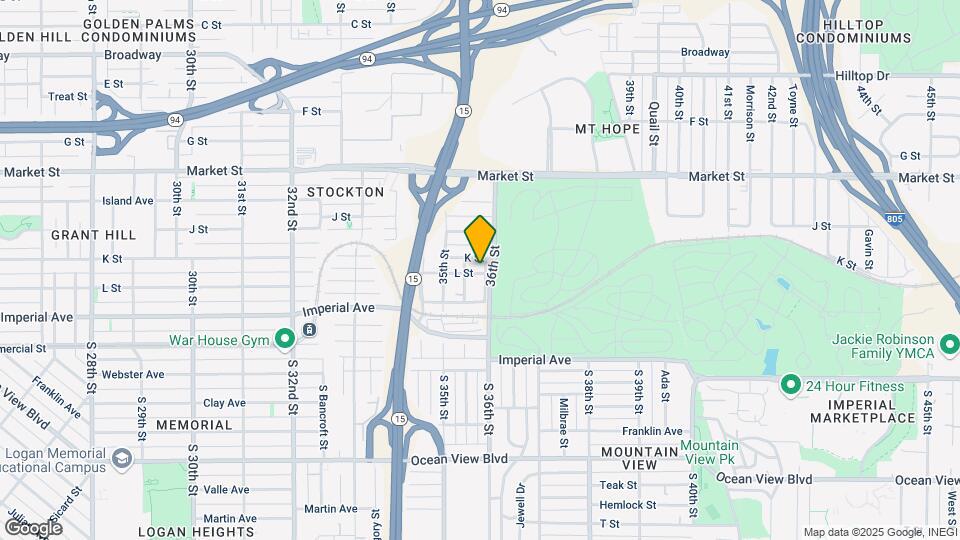 3566-3580 L St Mapa y Detalles de la Ubicación