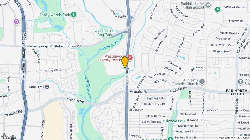 15923 Preston Rd Map and Location Details