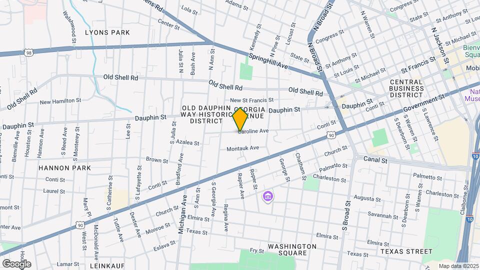 1151 Caroline Ave Map and Location Details