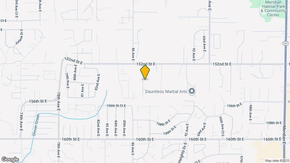 15329 87th Ave E Map and Location Details