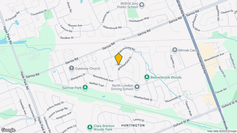 1355 Whetherfield St Map and Location Details