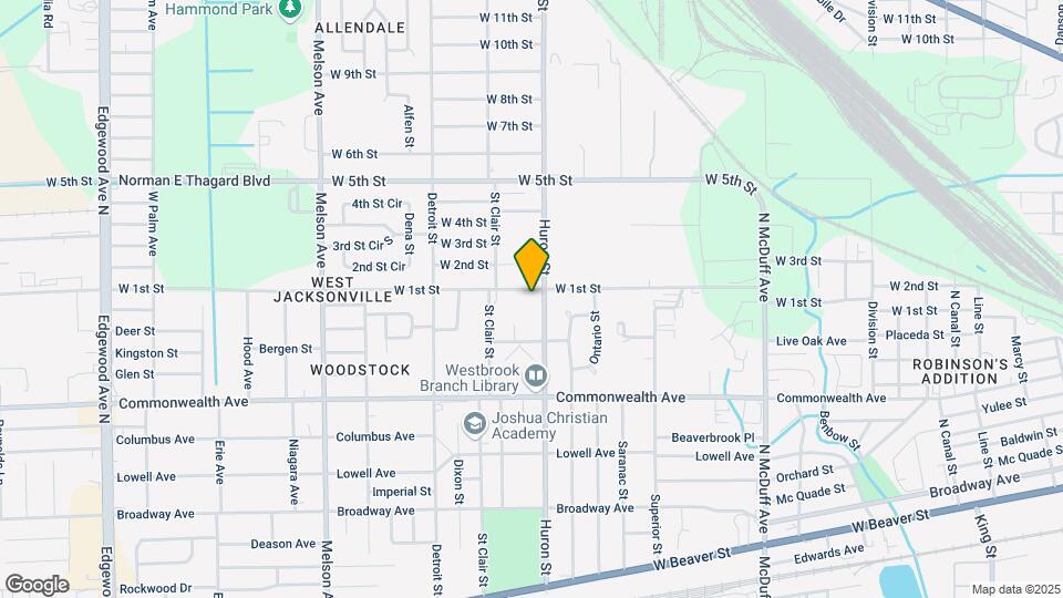 2804 W 1st St Map and Location Details