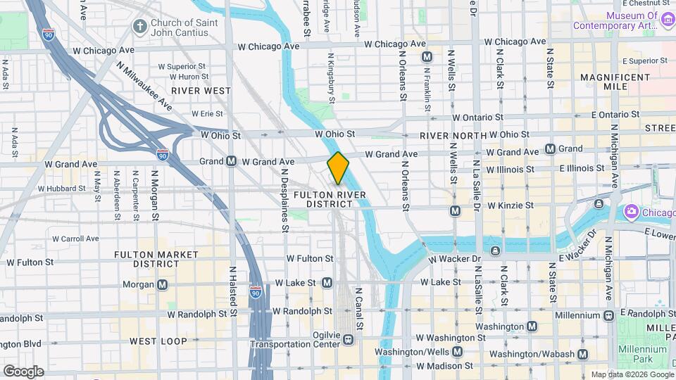 430 N Canal St Map and Location Details