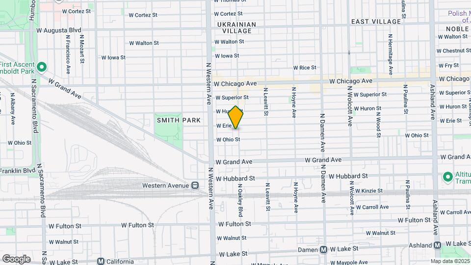 612 N Oakley Blvd, Unit # 0206 Map and Location Details