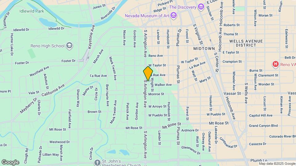 1044 S Arlington Ave Map and Location Details