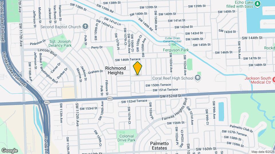 10540 SW 149th St Map and Location Details