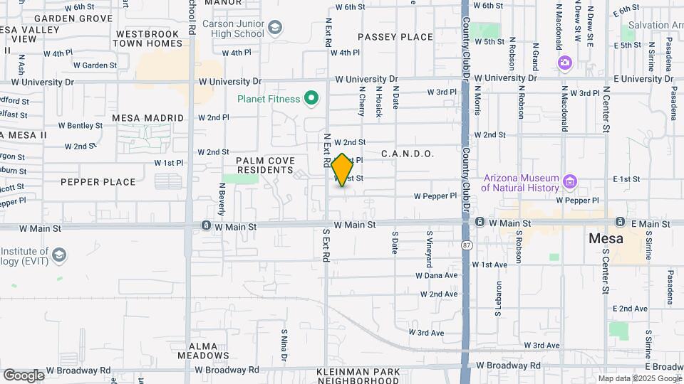 738 W Pepper Pl Map and Location Details