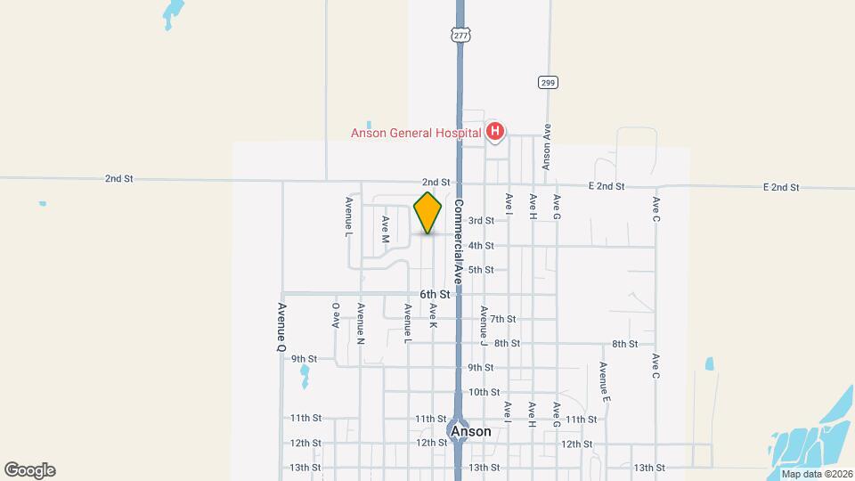 400 Ave K Map and Location Details