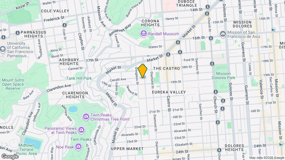170 Eureka St Map and Location Details