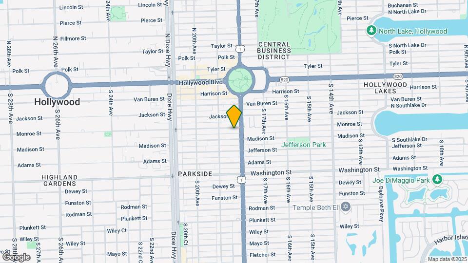 1824 Monroe St Map and Location Details