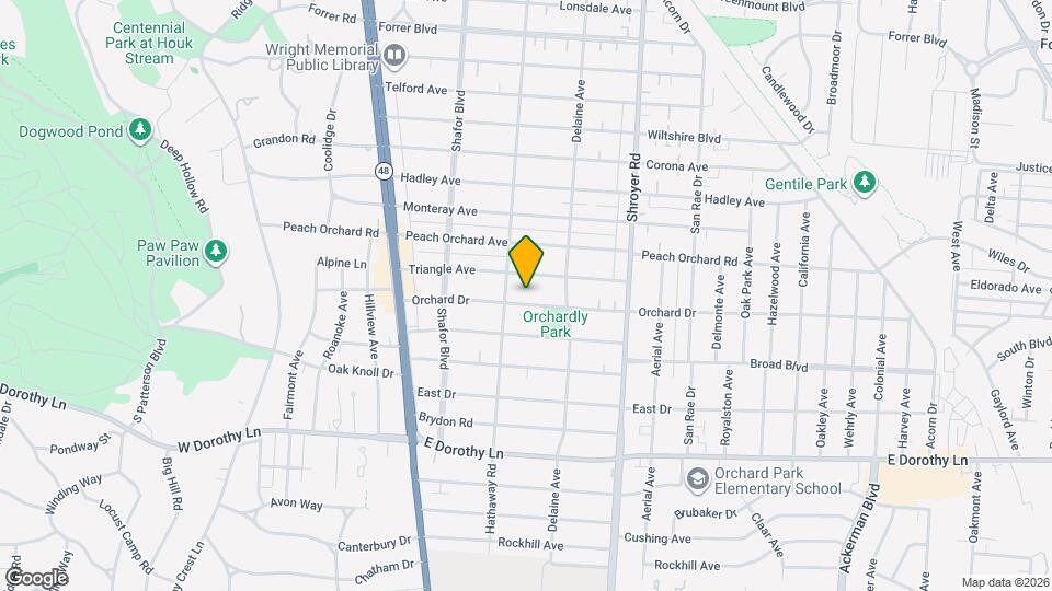 319 Orchard Dr Mapa y Detalles de la Ubicación