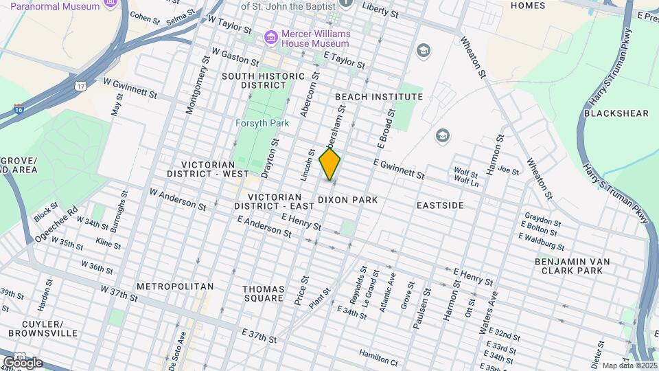 413 E Waldburg St Mapa y Detalles de la Ubicación