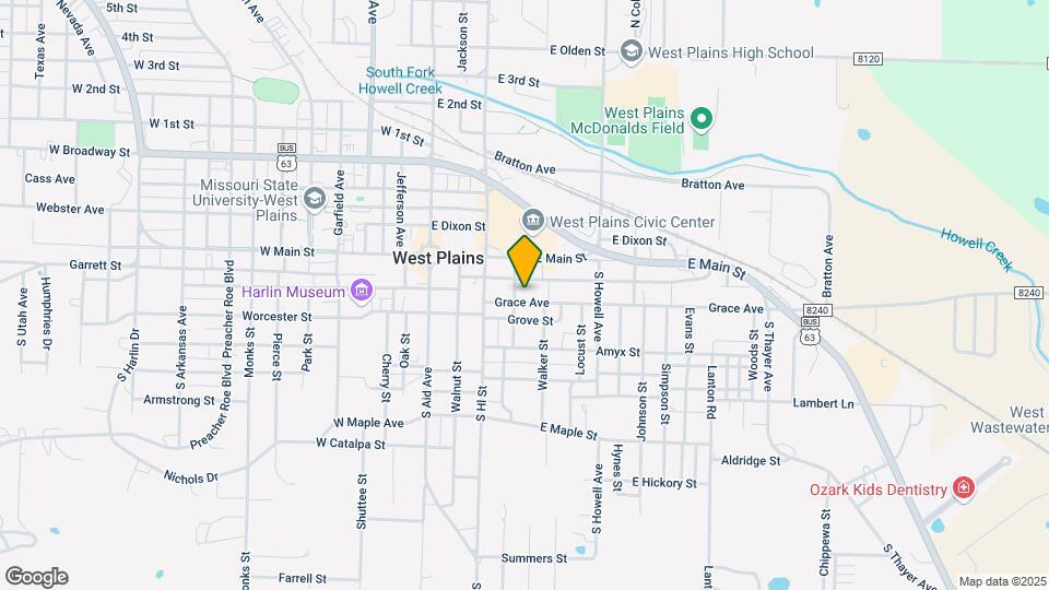 132 S Curry St, Unit #2 Map and Location Details