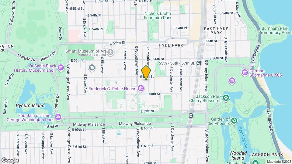 5714 S Kimbark Ave Map and Location Details
