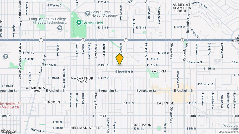 2360 E 15th St Map and Location Details
