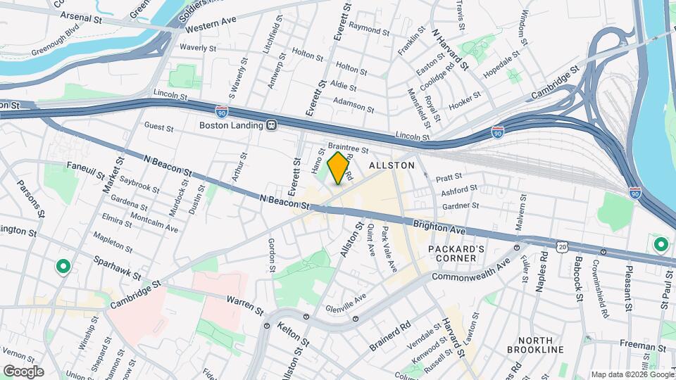 453 Cambridge St, Unit #1, Map and Location Details