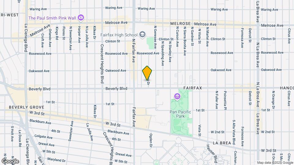 319 N Ogden Dr Map and Location Details