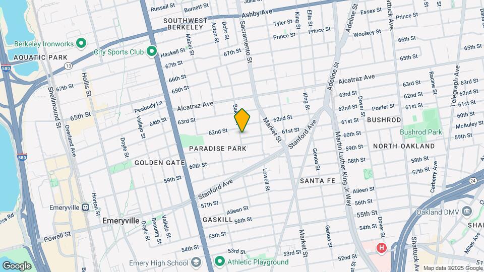 6152 Baker St, Unit 1 Mapa y Detalles de la Ubicación