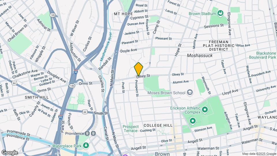 71 Olney St Mapa y Detalles de la Ubicación