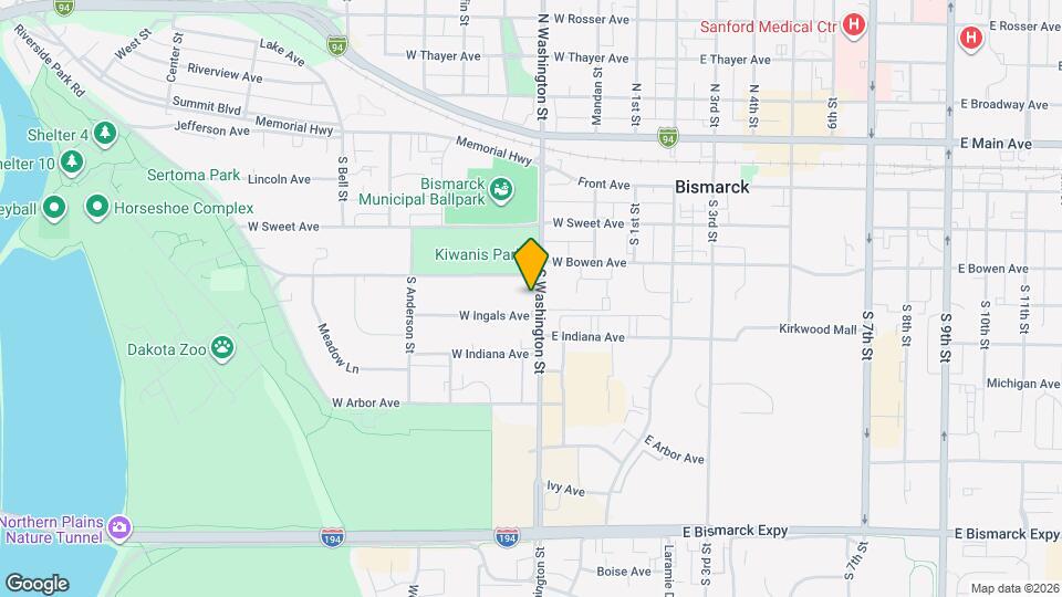 408 S Washington St, Unit 1 Mapa y Detalles de la Ubicación