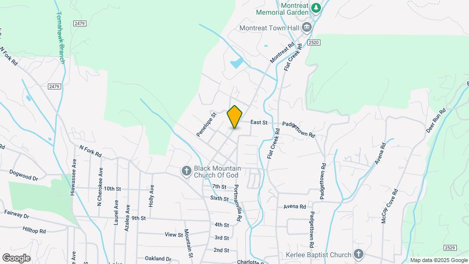 1004 Montreat Rd Map and Location Details