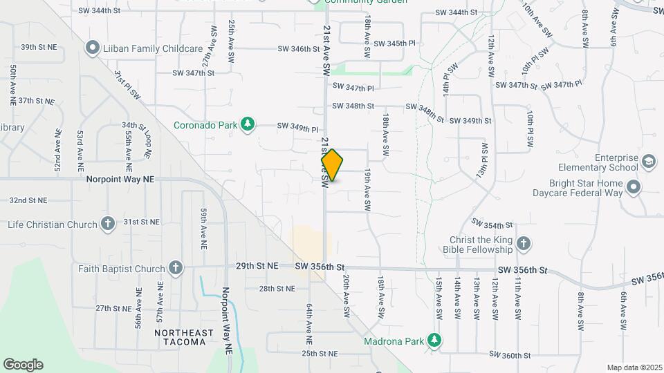 1988 SW 352nd St Map and Location Details