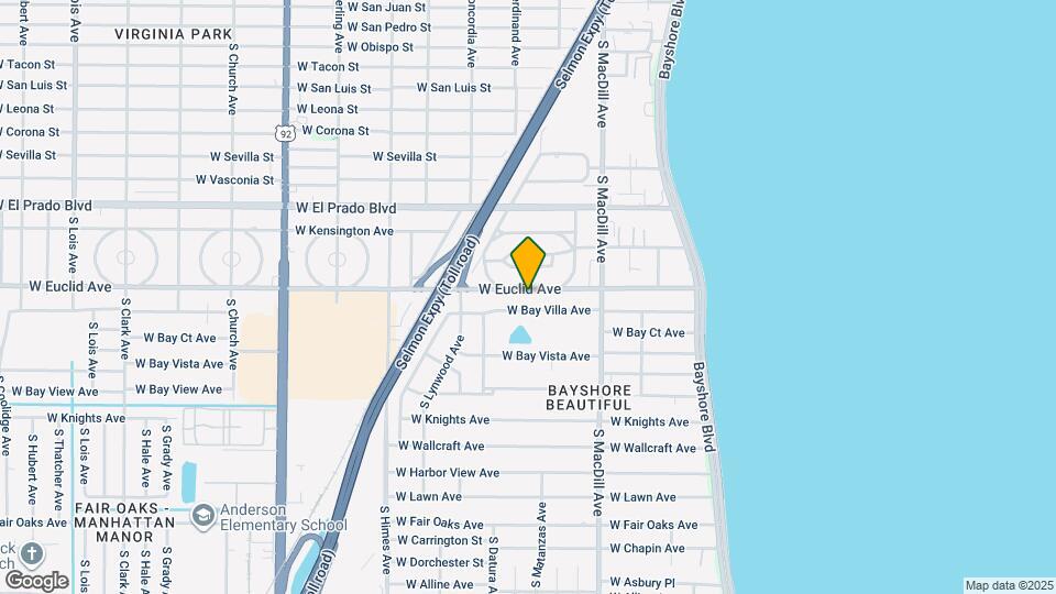 3130 W Euclid Ave Map and Location Details