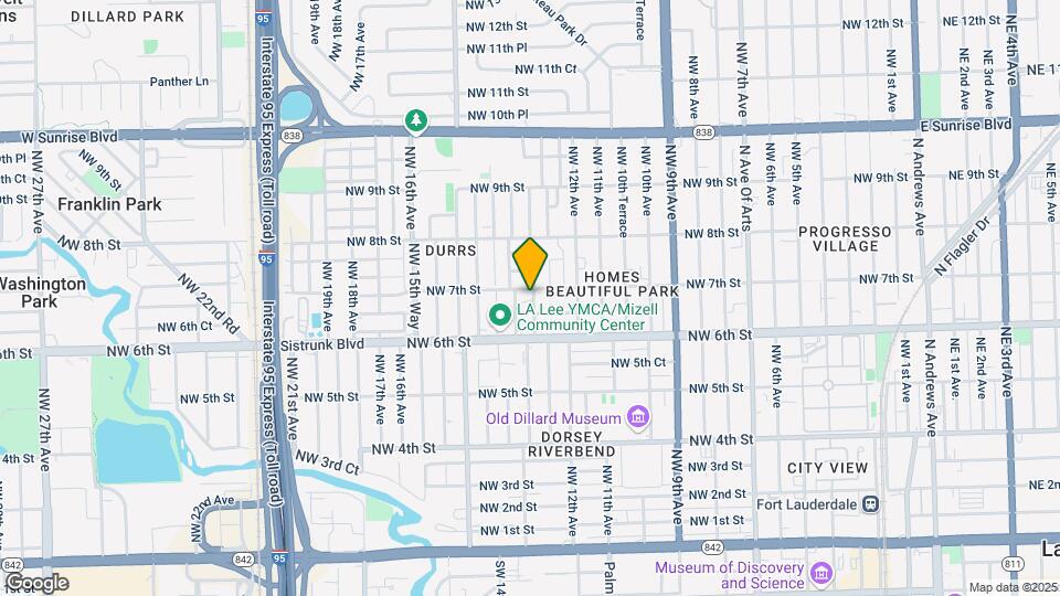 645-647 NW 13th Ter Mapa y Detalles de la Ubicación