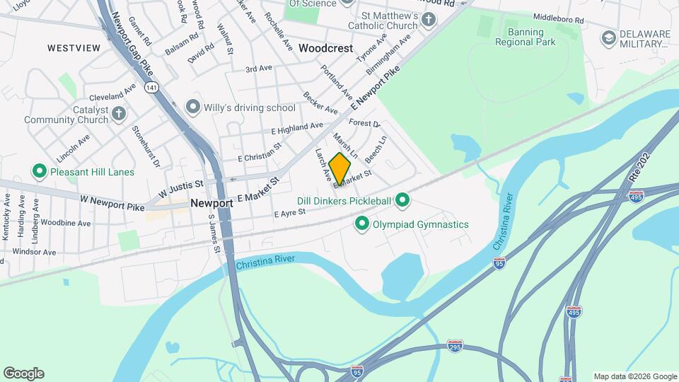 119 Larch Ave Map and Location Details