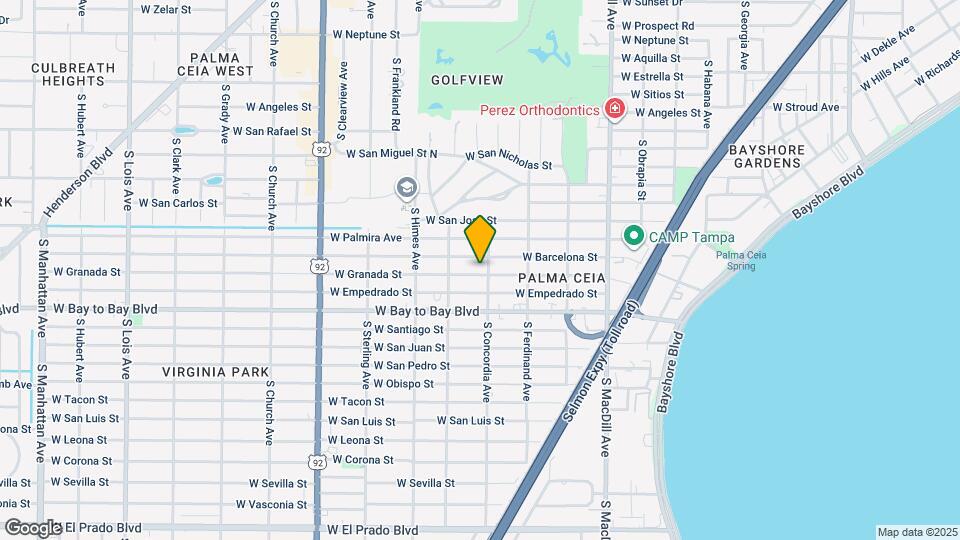 3403 W Granada St Map and Location Details