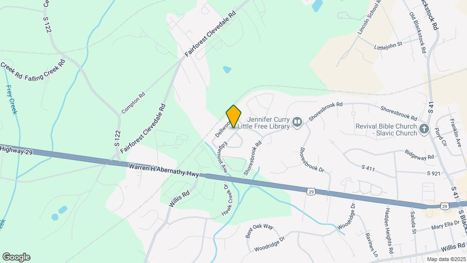 383 Edgemont Ave Map and Location Details