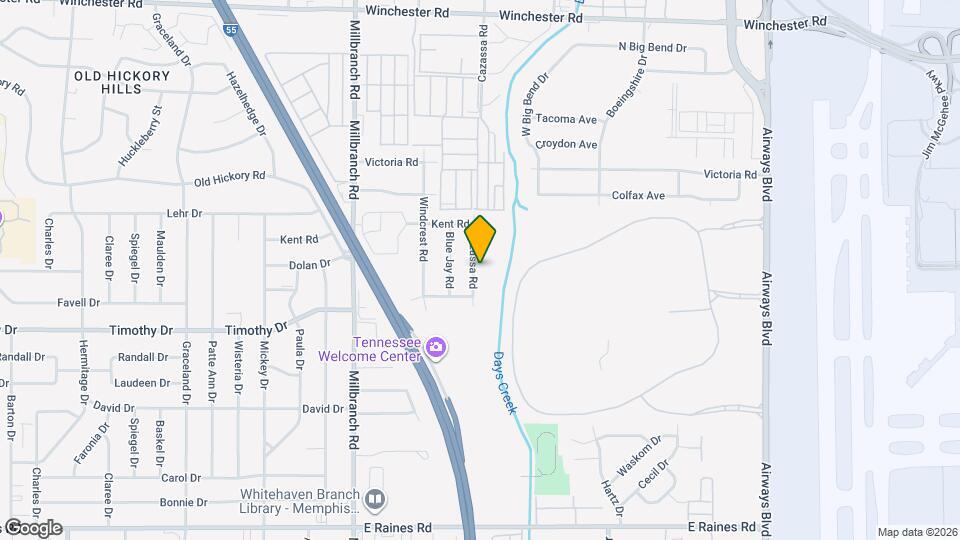 3816 Cazassa Rd Map and Location Details